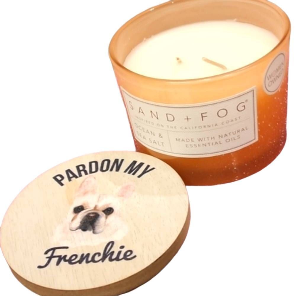 Sand + Fog, "Pardon My Frenchie" Ixean & Sea Salt Candle